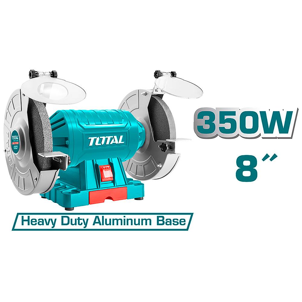 Esmeril Electrico 8 350W Total Utbg35020