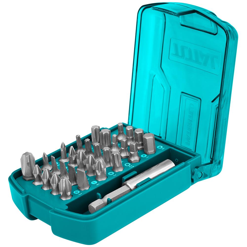 Puntas Taladro 25 Mm Juego X 29 Pzs Total Tacsd10306