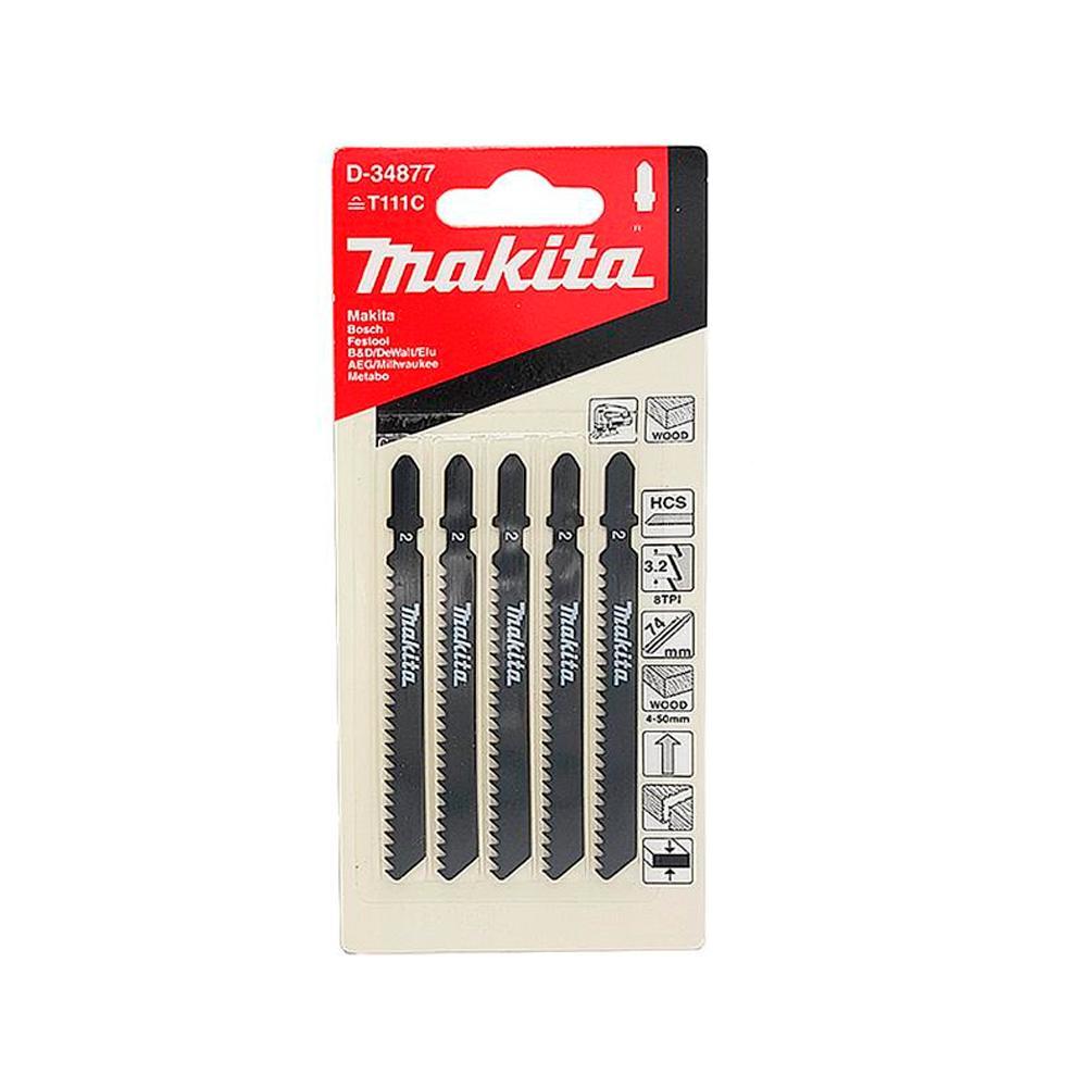 Sierra Para Caladora Madera Hcs Makita 8Tpi X 5 Pzs D34877