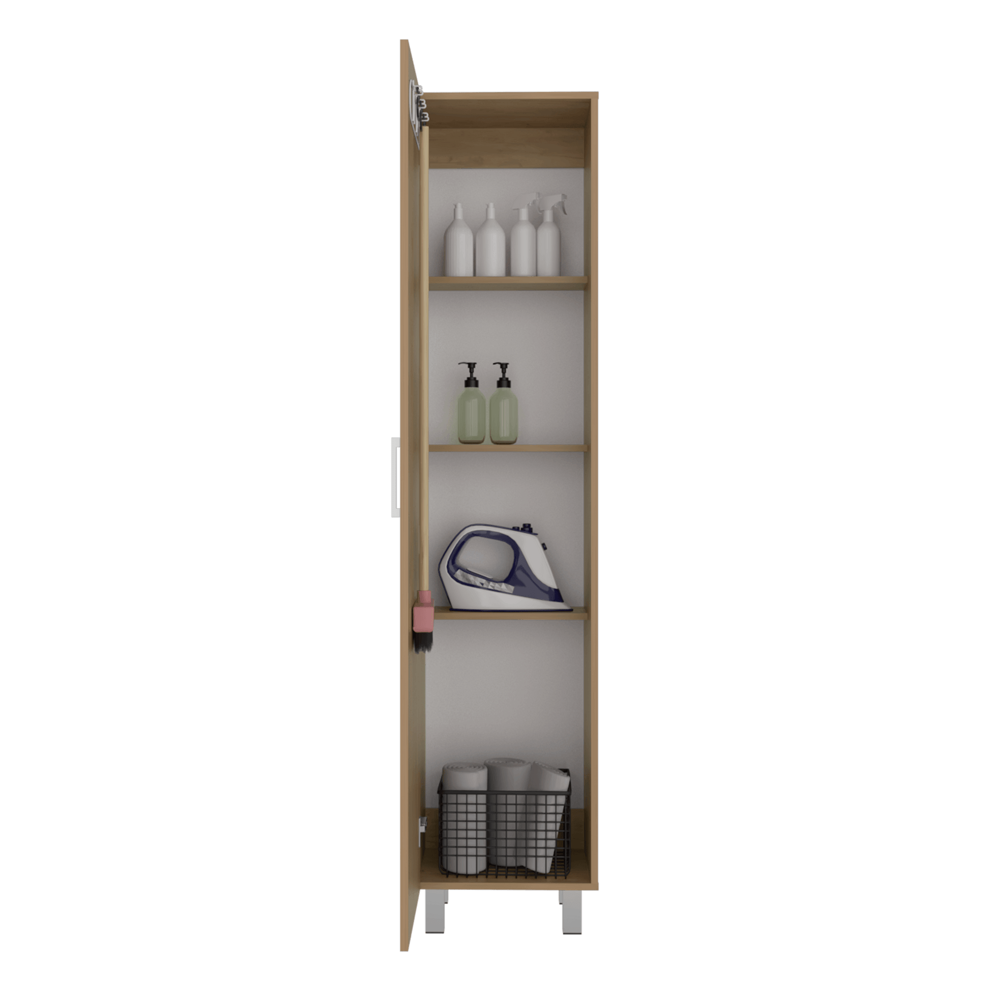 Mueble De Almacenamiento Vintro 180X40X31 Rta Kronos Fresno Zf