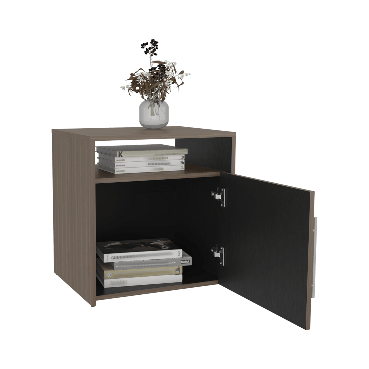 Mesa De Noche Bigaf  54.1X52X42.3 Rta Milan/Wengue