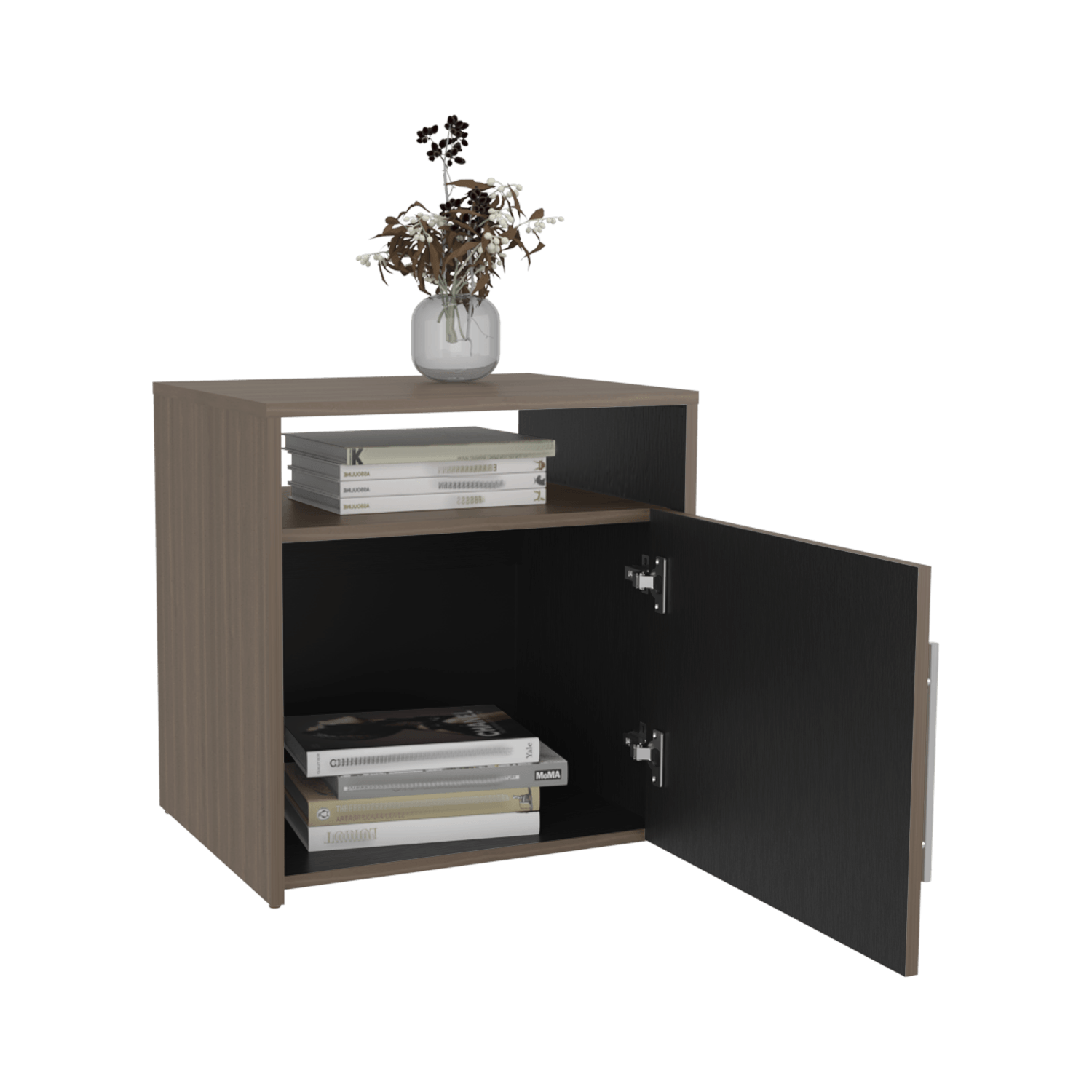 Mesa De Noche Bigaf  54.1X52X42.3 Rta Milan/Wengue