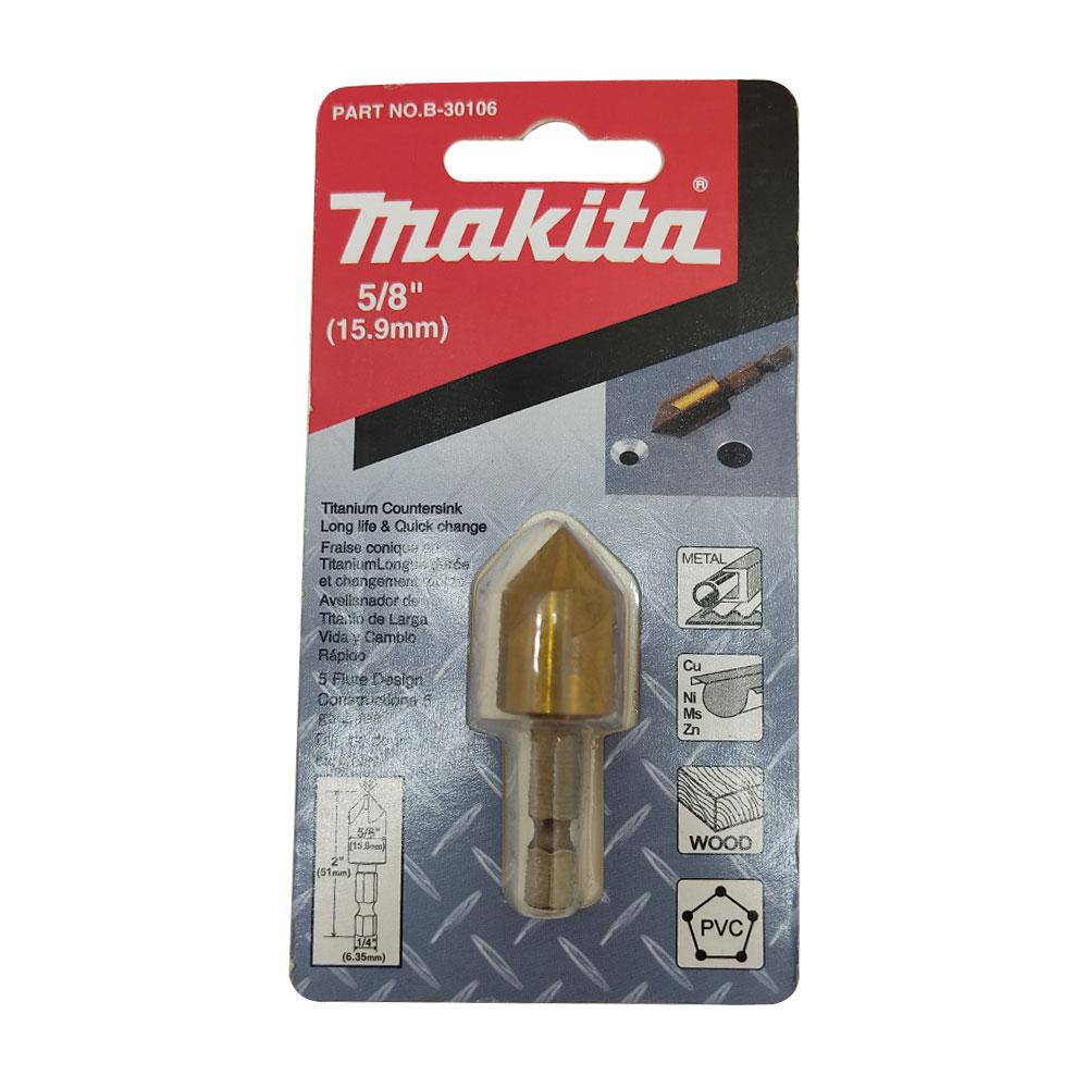 Avellanador Makita 58 Multimaterial Zanco Hexagonal 14 B30106