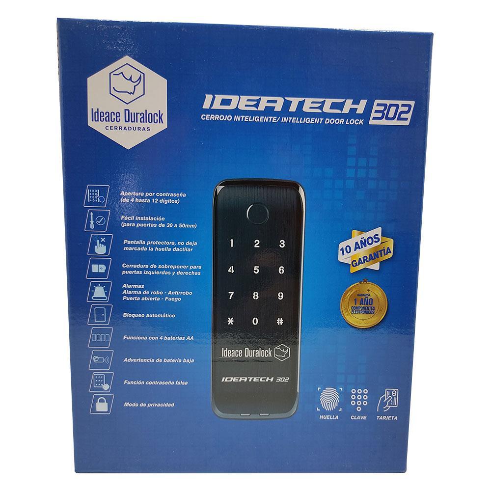 Cerradura Digital Inteligente 3 Funciones Ideatech 302 Huellaclavetarjeta  730201