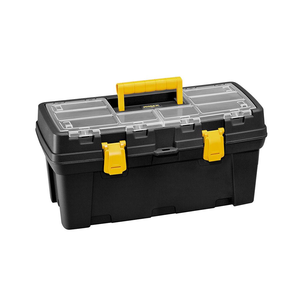 Caja Herramienta 20 Tapa Panal Cerr Plastica Negra Rimax  6447