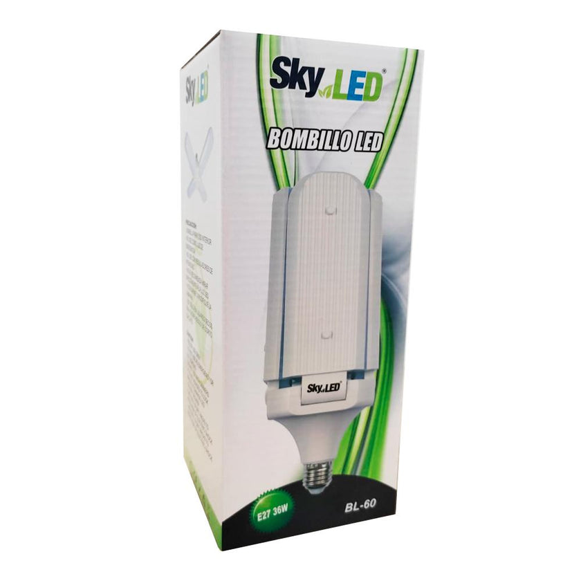 Bombillo Helice Led 36W 4 Aspas Bl60