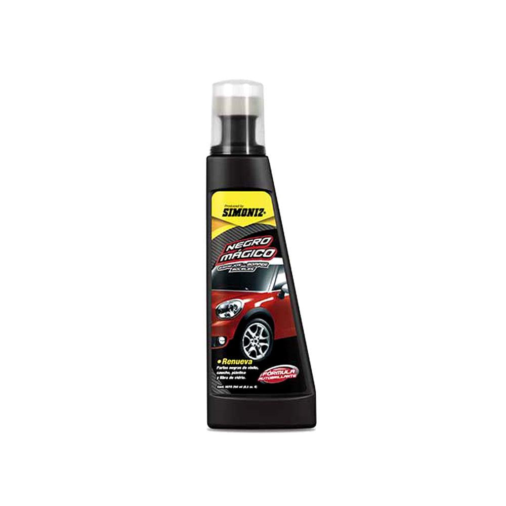Renovador Partes Negras De Vinilocauchoplasticofibra Vidrio Simoniz 250Ml Negro Magico 103301