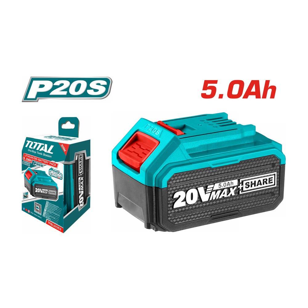 Bateria 20V 50Ah Industrial Ion Lithium Total Tfbli2053