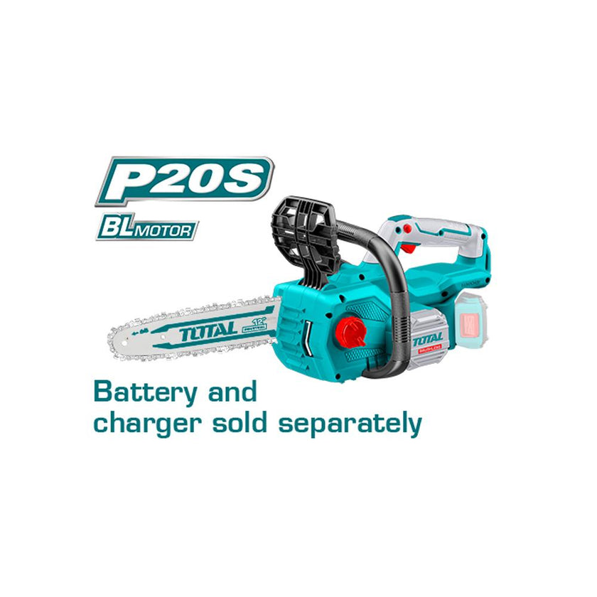 Motosierra Inalambrica 12 20V Industrial Bateria Y Cargado No Incluido Total Tgsli20128