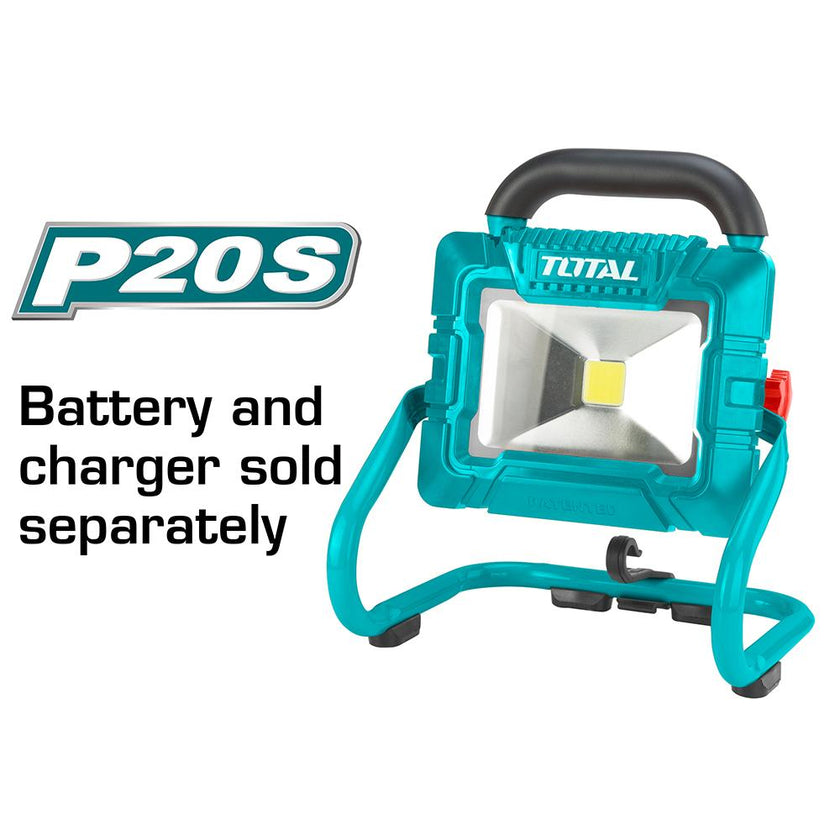 Reflector Inalambrico 20W 1800 Lumenes Bateria Y Cargador No Incluido Total Twli2025