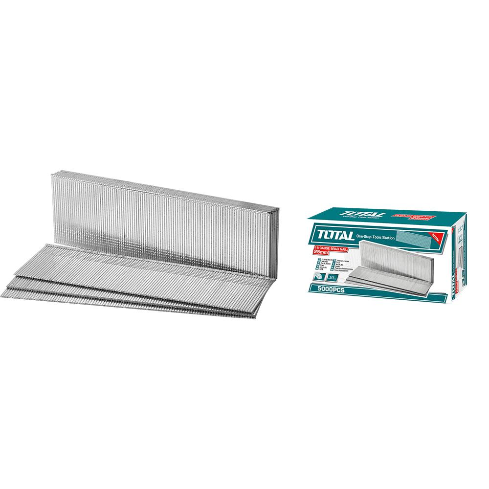 Clavillo 25Mm Para Grapadora Neumatica 5000Pzs Total Tac918251