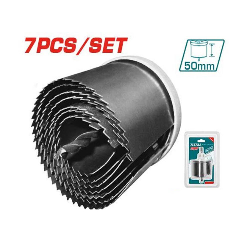 Sierra Copa Para Madera Juego X 7 Piezas Super Select Total Tacsh3071