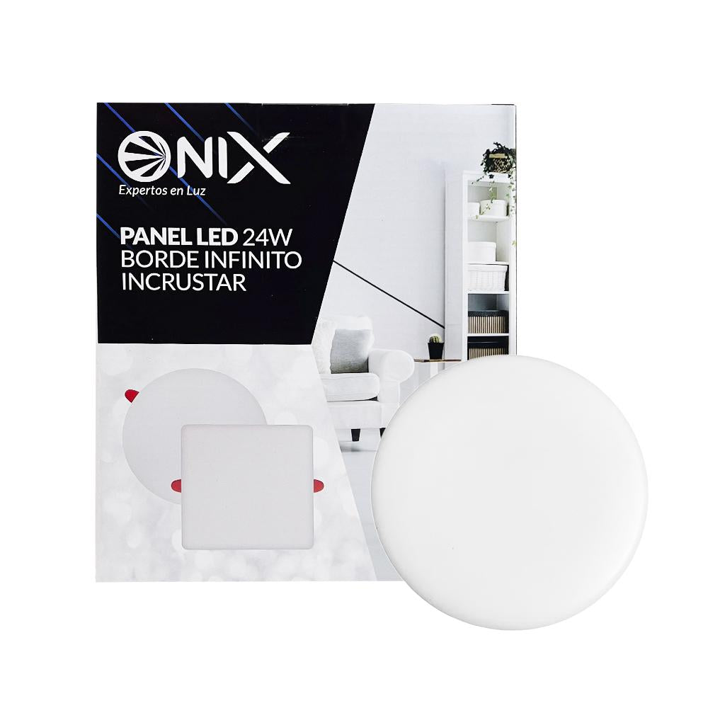 Panel Led 24W Redondo Incrustar Sin Marco Luz Dia 6500K Zfr23