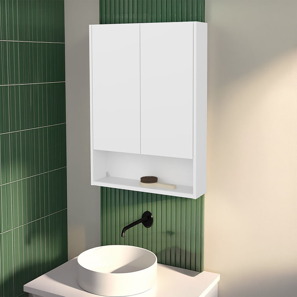 Botiquin Doble Puerta 65X63X14 Rta Blanco Zf