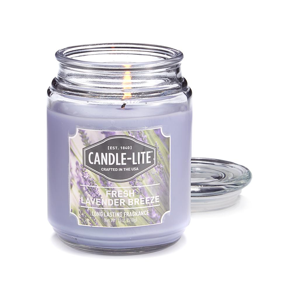 Vela 18 Oz Fresh Lavender Breeze Candle Lite 3297404