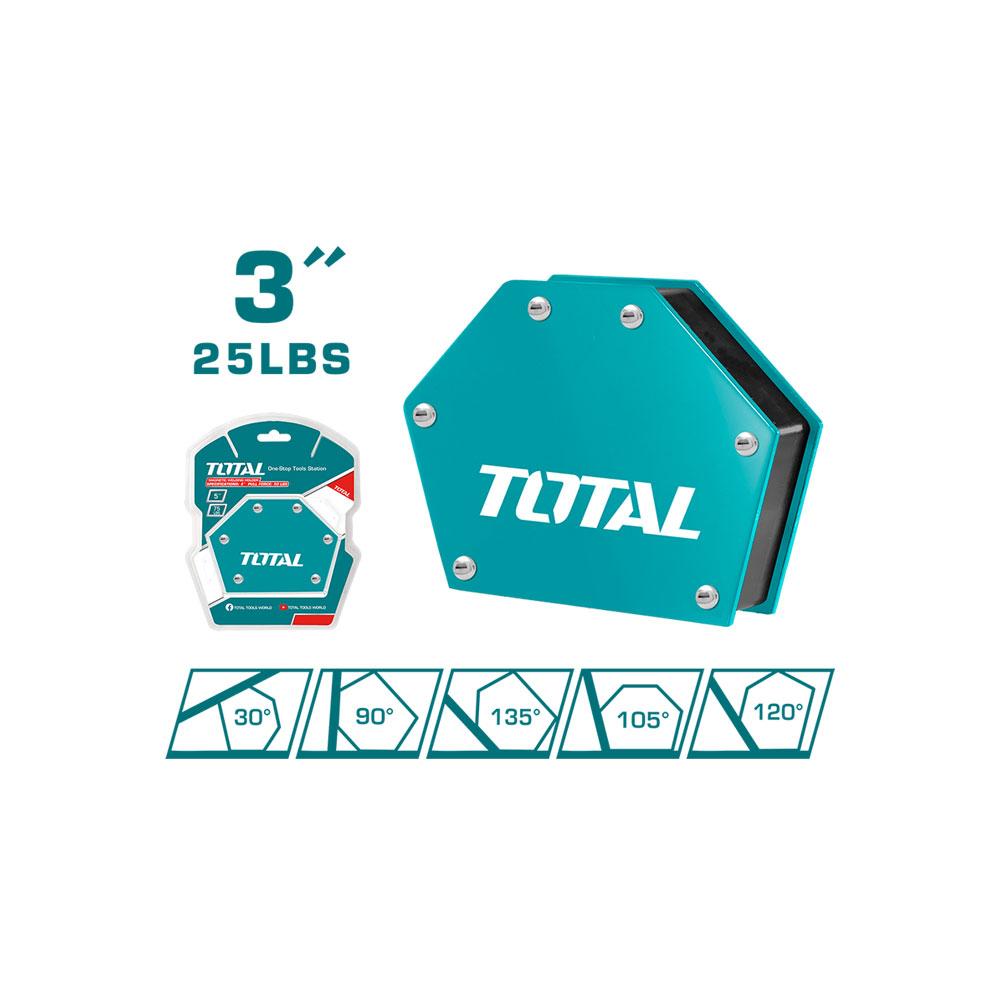 Sujetador Magnetico 3 25Lbs 5 Posiciones Para Soldar Total Tamwh25036