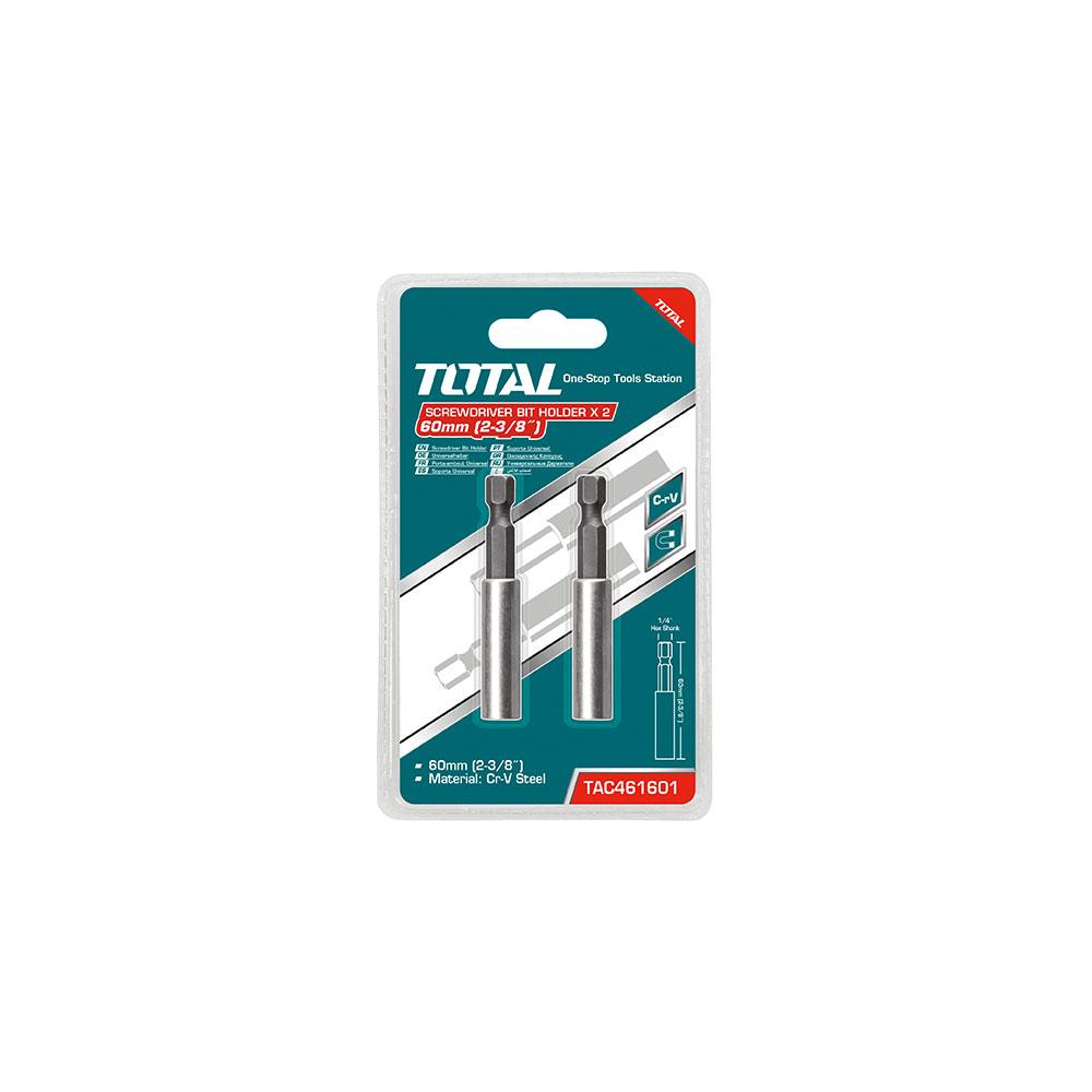 Punta Extension 60 Mm Juego X 2 Pzs Para Taladro Total Tac461601