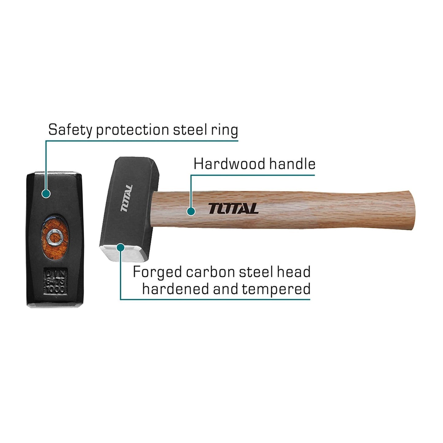 Porra 2 Lb Hierro Mango Madera Super Select Total Thtw721000