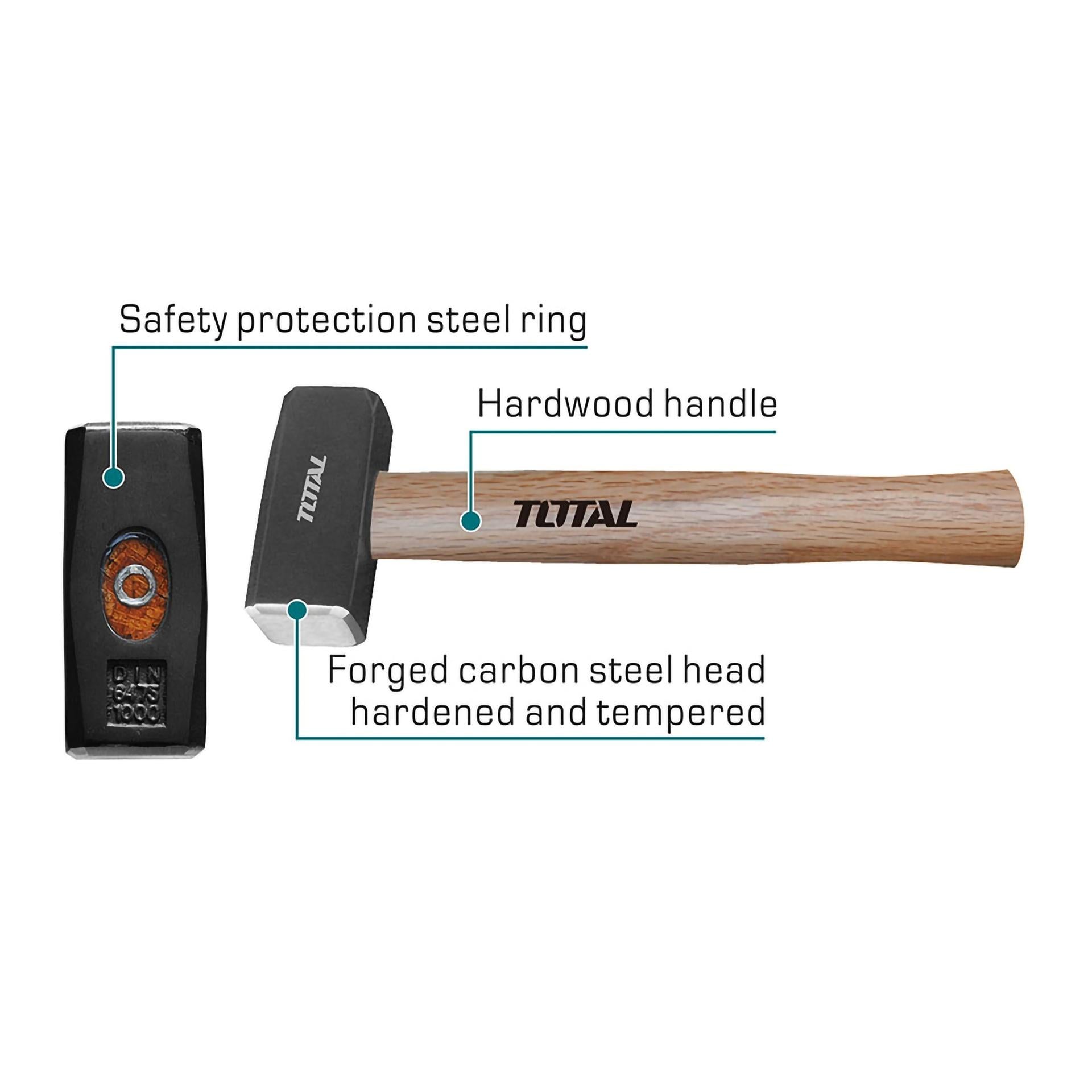 Porra 2 Lb Hierro Mango Madera Super Select Total Thtw721000
