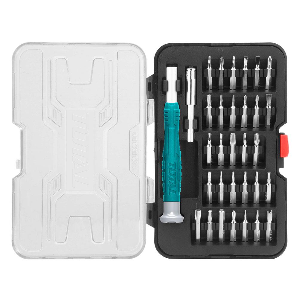 Destornillador Relojero 32 En 1 Intercambiable Total Tht250Ps0321