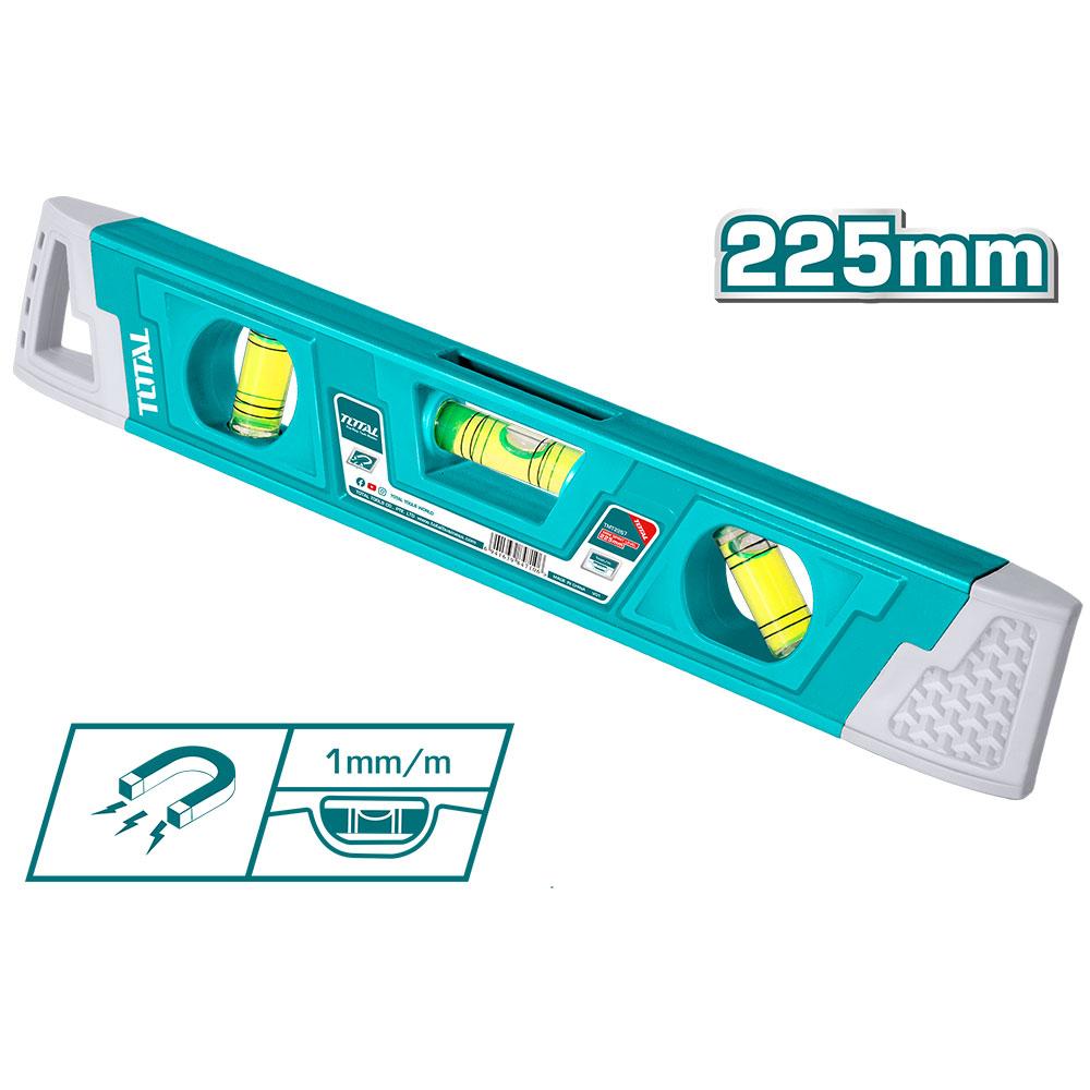 Nivel 23 Cm Aluminio Y Pasta Imantado Total Tmt2267