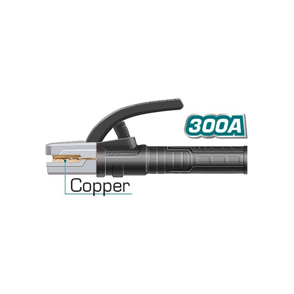 Portaelectrodo 300 Amp Total Twah3006
