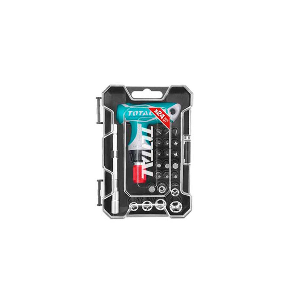 Llave En T Rache Industrial Juego X 24 Pzs Total Tacsd30186