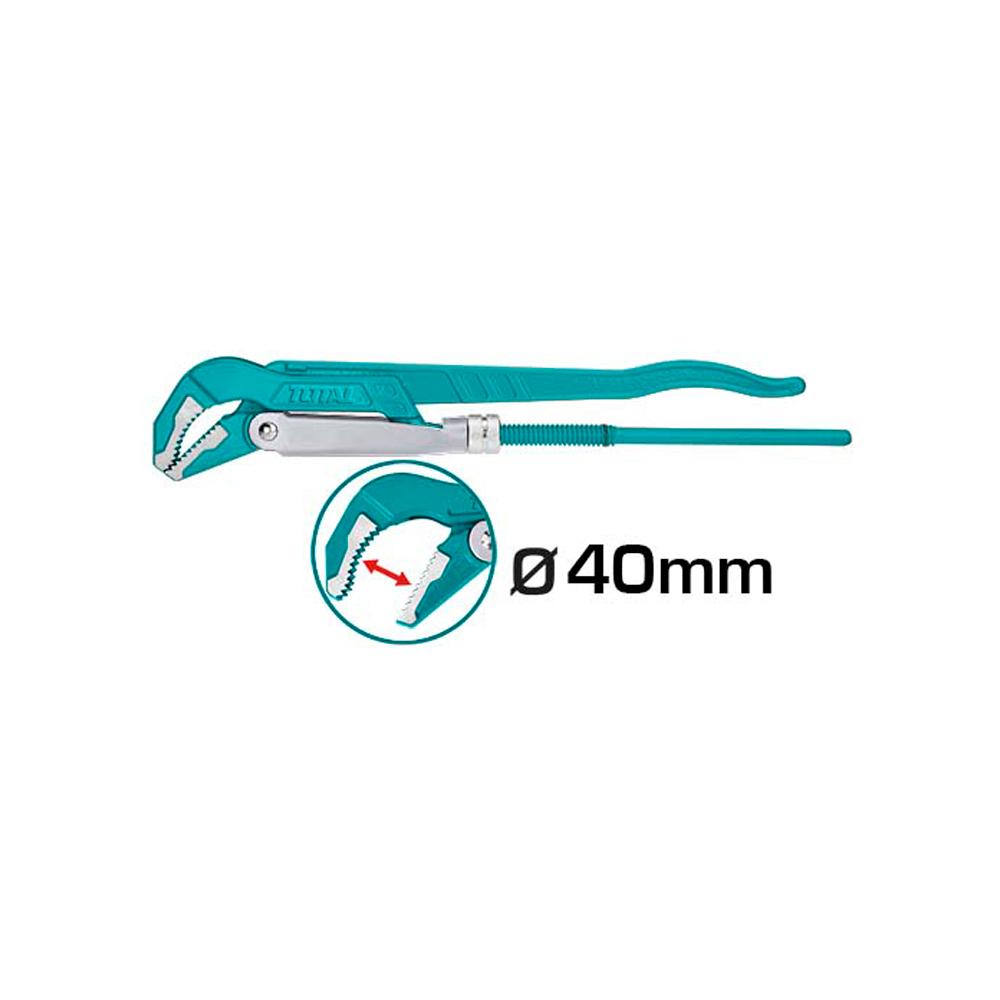 Llave Tubo 1 Sueca 40 Mm De Agarre Total Tht172013