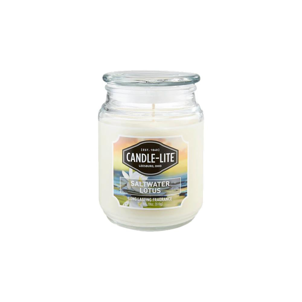 Vela 18 Oz Saltwater Lotus Candle Lite 3297330