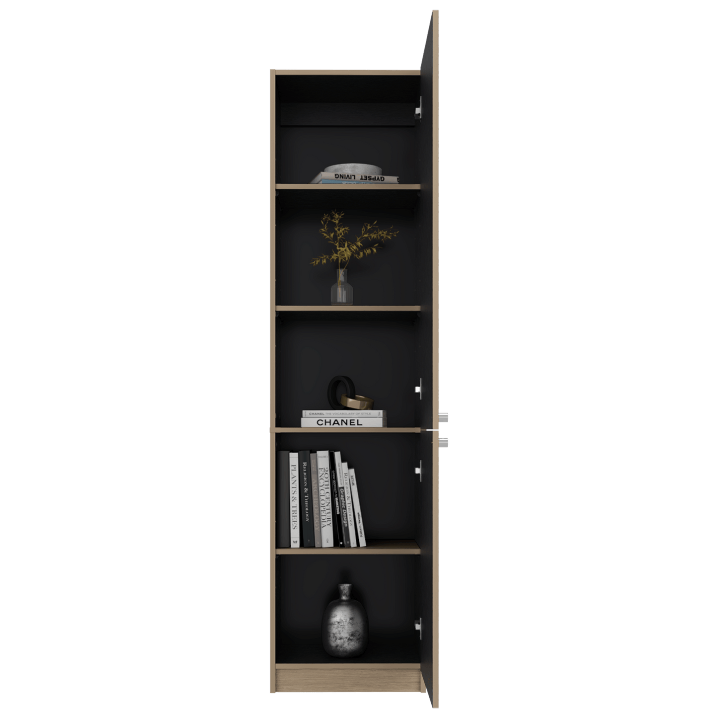 Estante Home E-M5 180X45X31 Rta Cartagena Wengue Zf