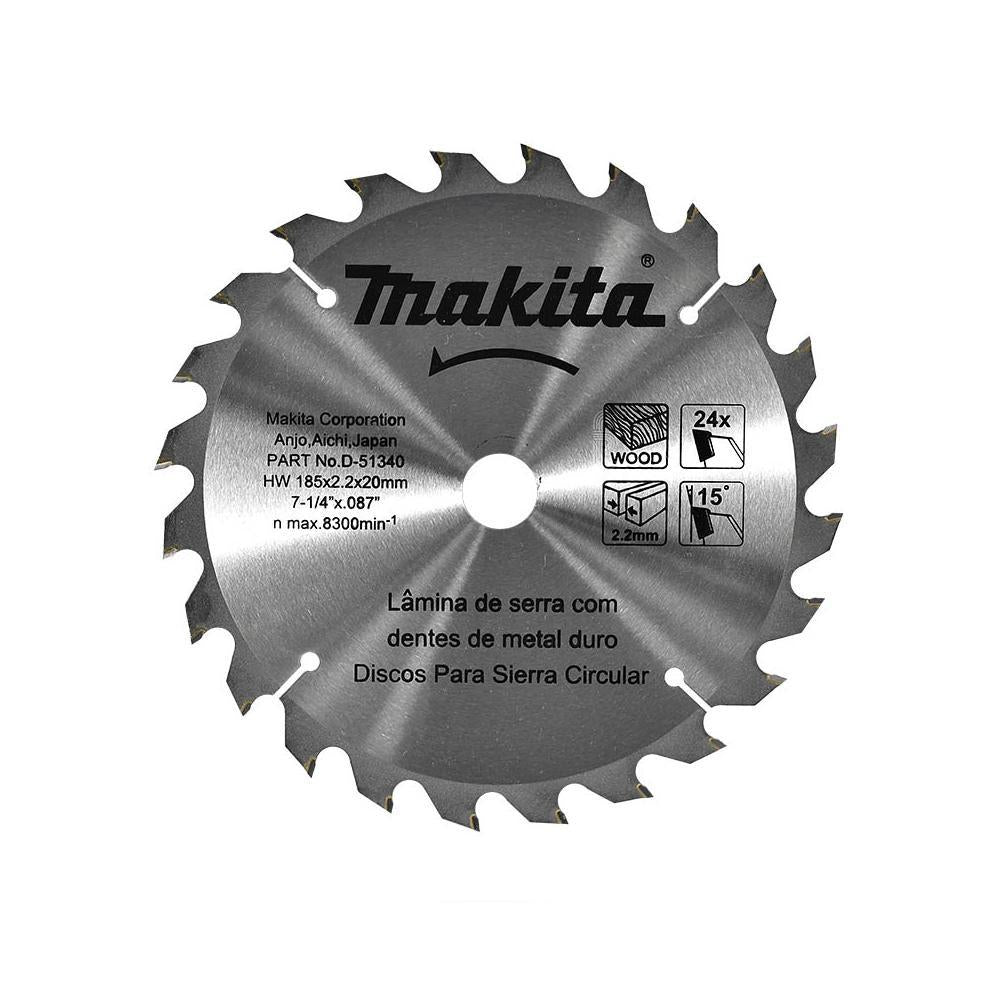 Disco De Sierra 714 X 24 Dientes Tpi Para Madera Makita E15671