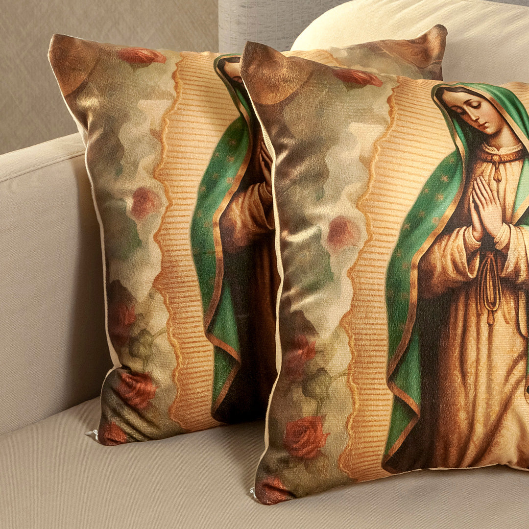 Cojines Jardín Del Edén Virgen De Guadalupe