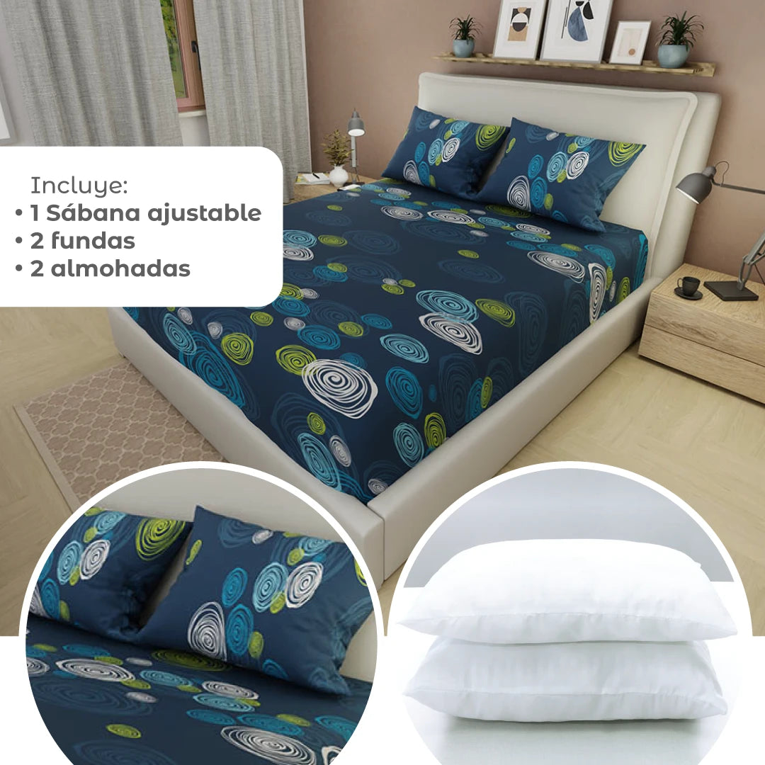Combo 5 En 1 Azul Noche