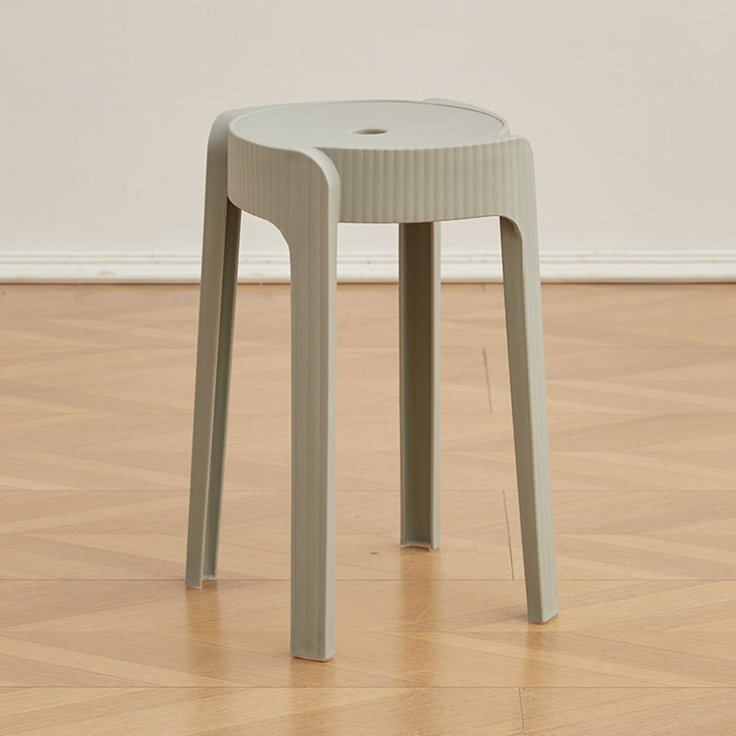 Butaco Apilable Maison 45X30X30 Rta Gris Oscuro