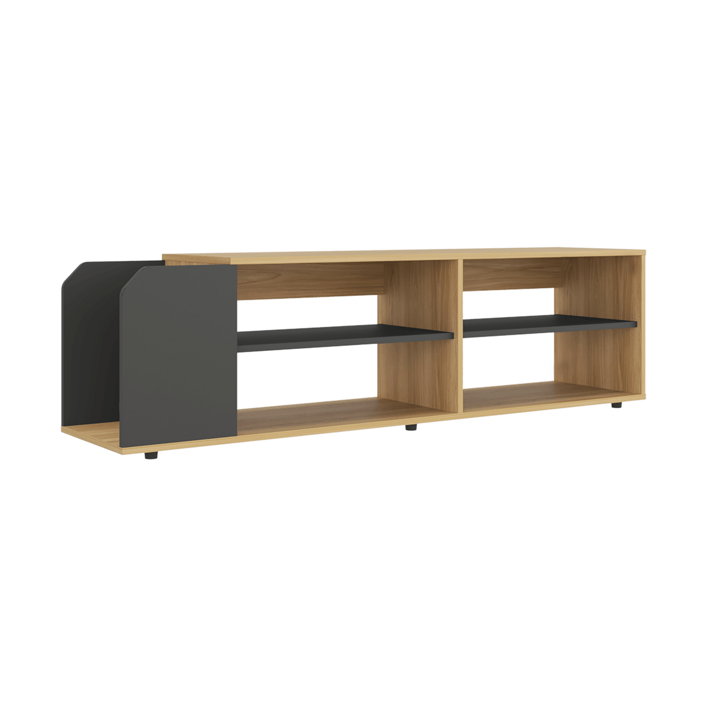 Rack Para Tv Solene 42X150X35 Rta Fresno Plomo