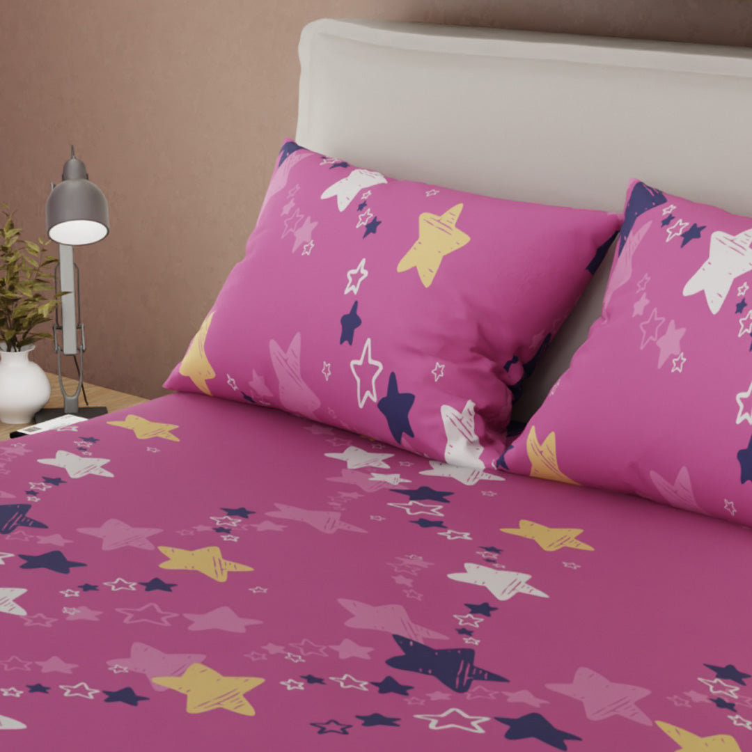 Juego De Sábanas Con Cortinas Universo Pop