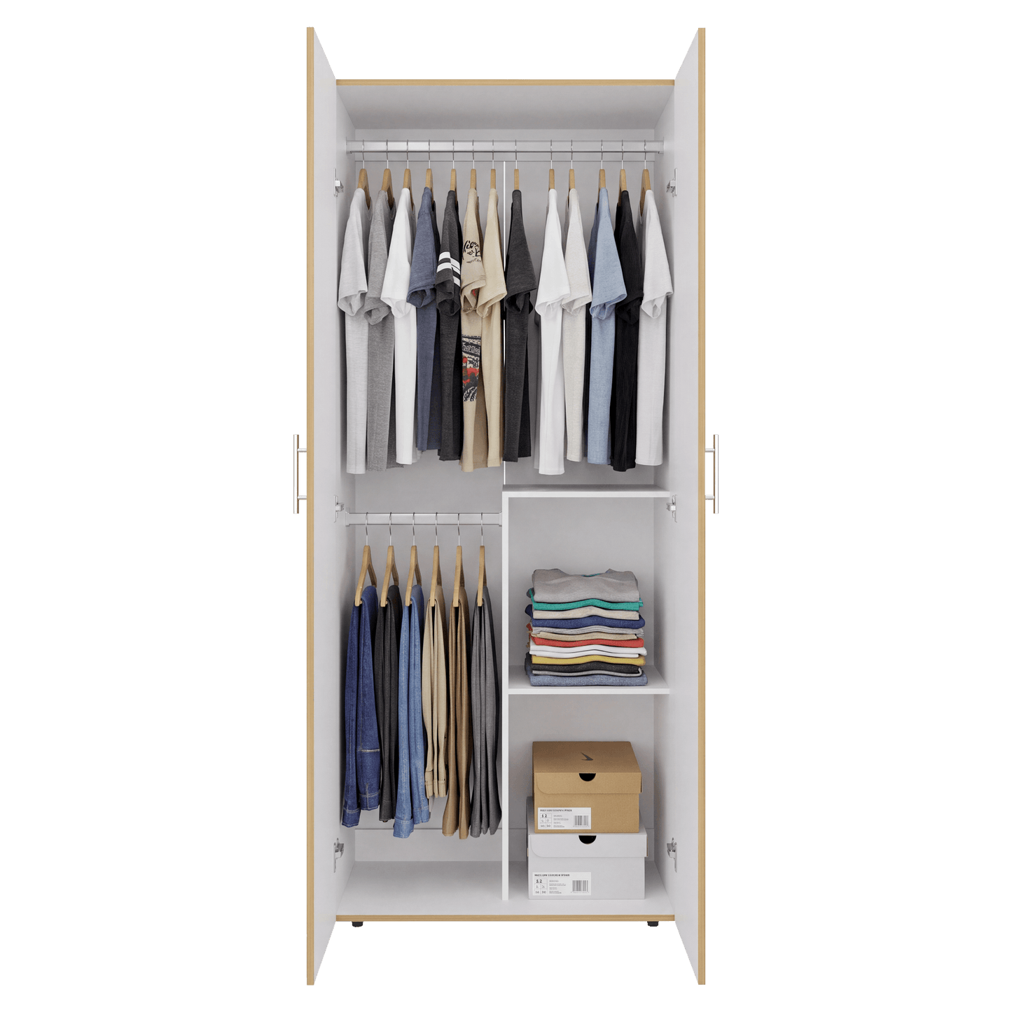 Closet Tera 2.0 180 X 80 X 48 Rta Fresno Blanco