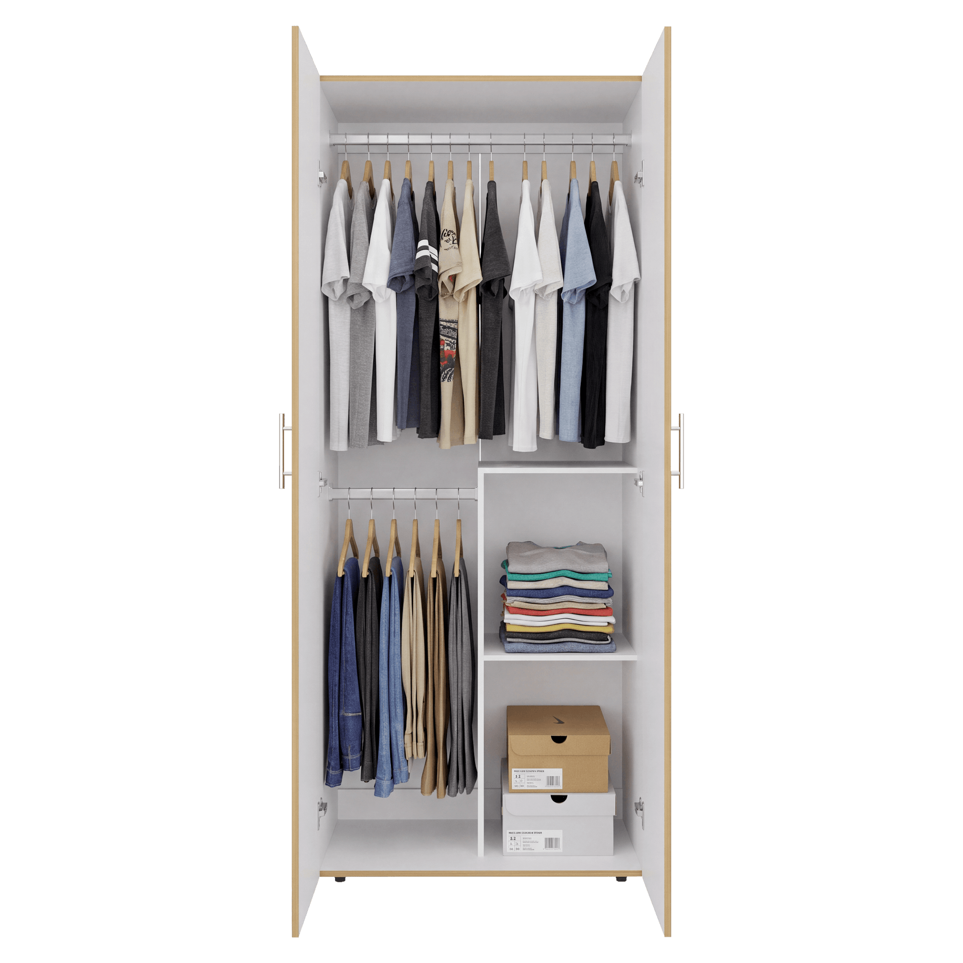 Closet Tera 2.0 180 X 80 X 48 Rta Fresno Blanco