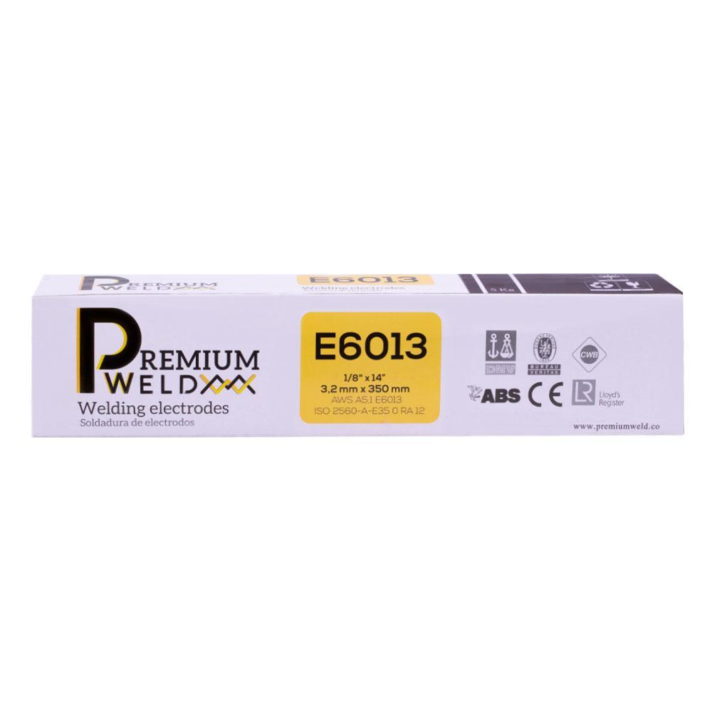 Soldadura De Electrodo Pw6013  18 Roja Premium Weld Caja X 5 Kls 60131