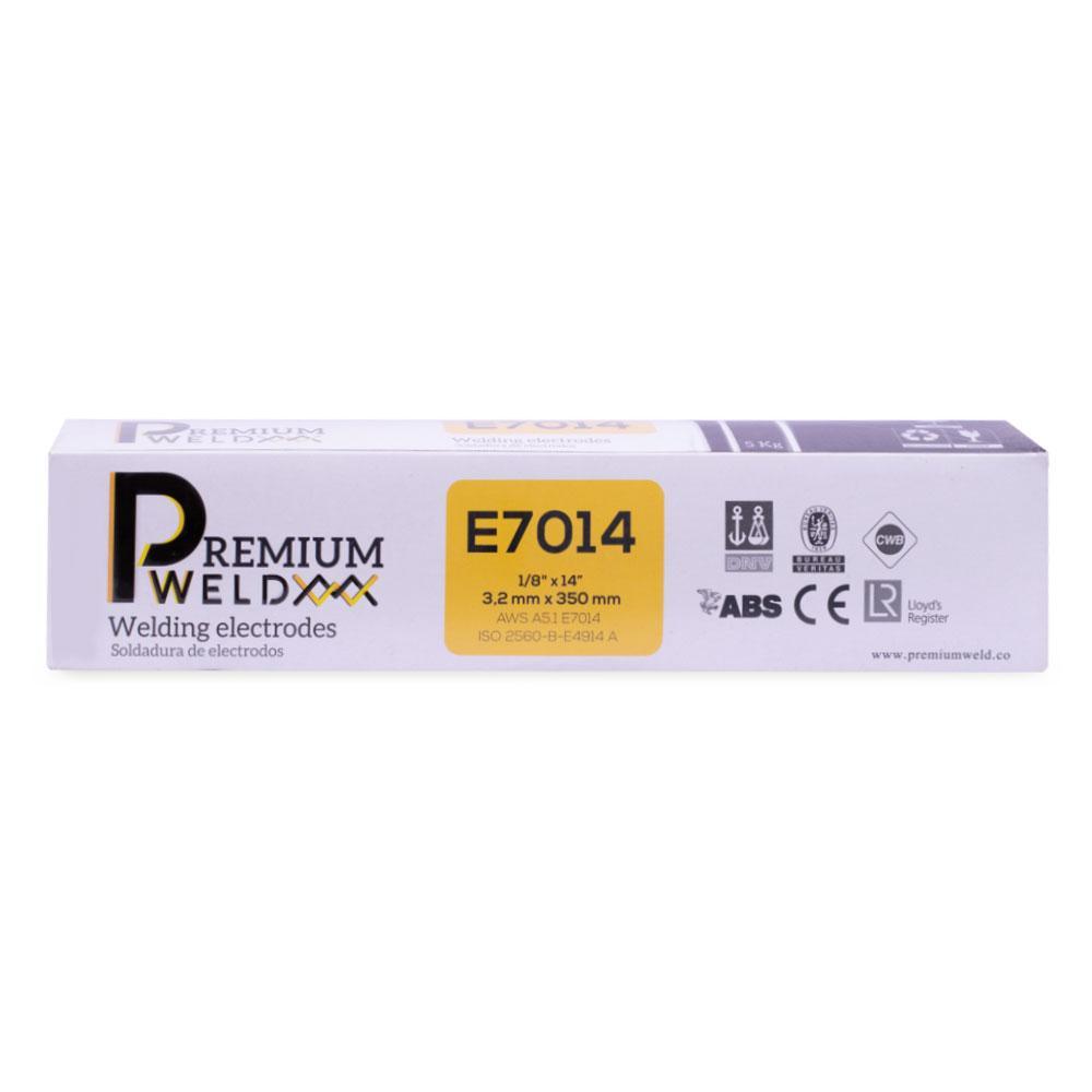 Soldadura De Electrodo Pw7014  18 Cafe Premium Weld Caja X 5 Kls 70141