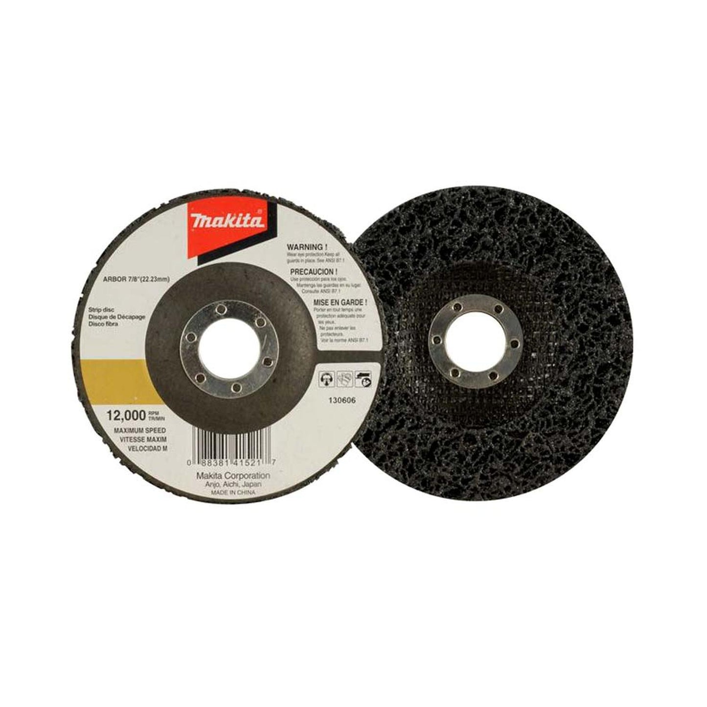 Disco Fibra De Vidrio 412 Para Quitar Oxido Pintura Y Soldadura Makita B36295