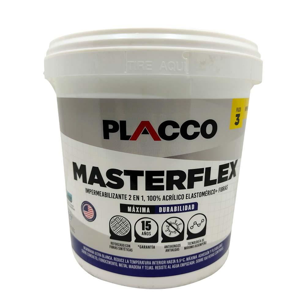 Placco Masterflex Blanco Galon Impermeabilizante Elastomerico 96200101 Algreco