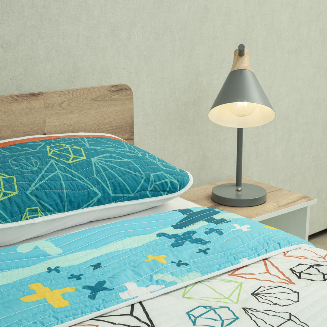 Cubrelecho Estampado Prensado Doble Faz Código X Urban