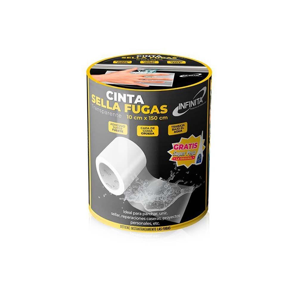 Super Pega Y Cinta Sella Fugas Infinita 15M De 4 Pul 10 Grs Infsf1