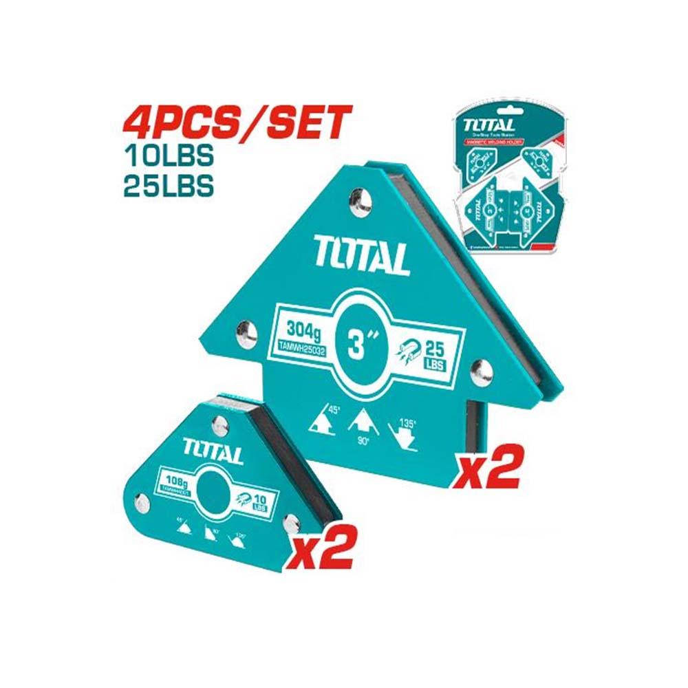 Sujetador Magnetico 10  25Lbs 4 Pzs Super Select Total Tamwh4062