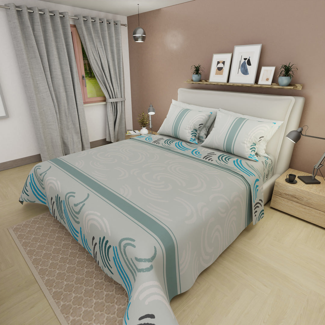 Juego De Sabanas Style 4 Fundas Ocean Chic