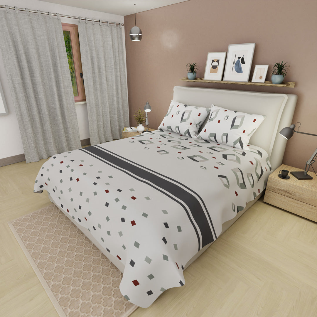 Juego De Sábanas 180 Hilos Brisa Minimalista