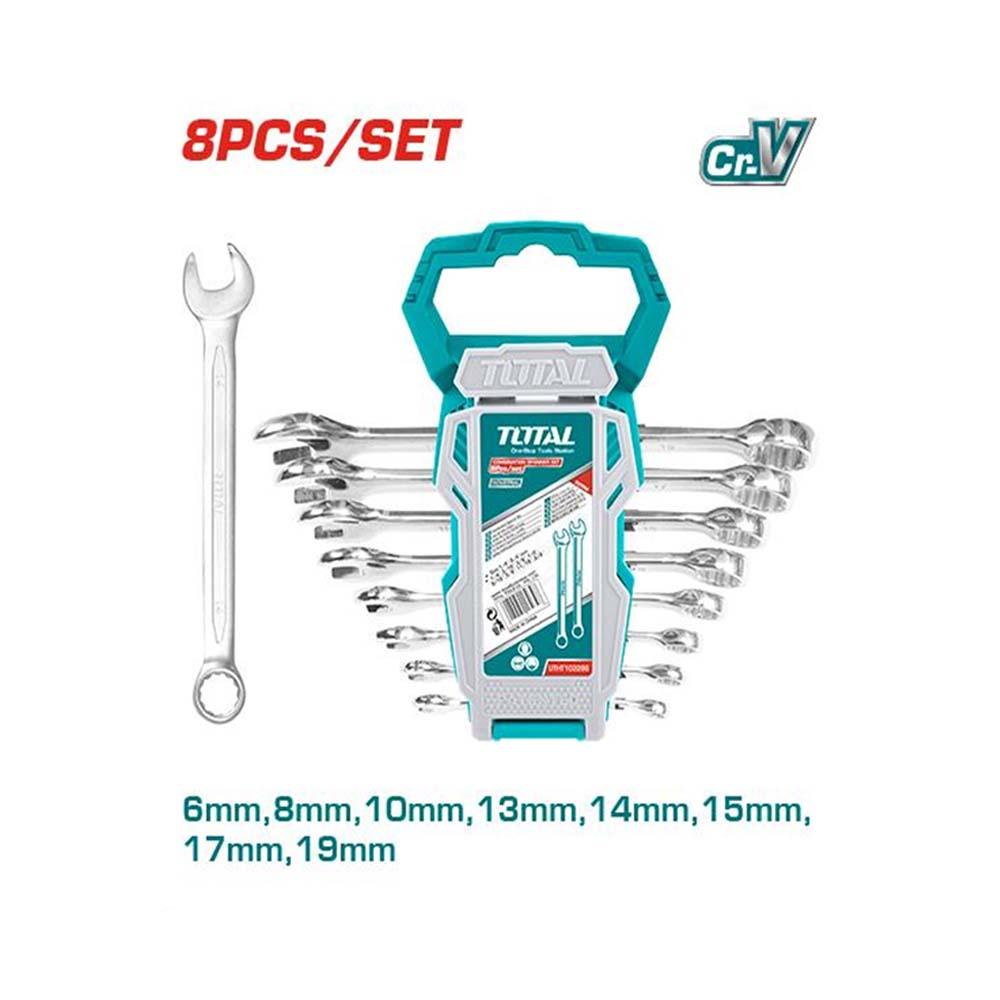 Llave Mixta 6  19 Mm Juego X 8 Pzs Super Select Total Tht102286I