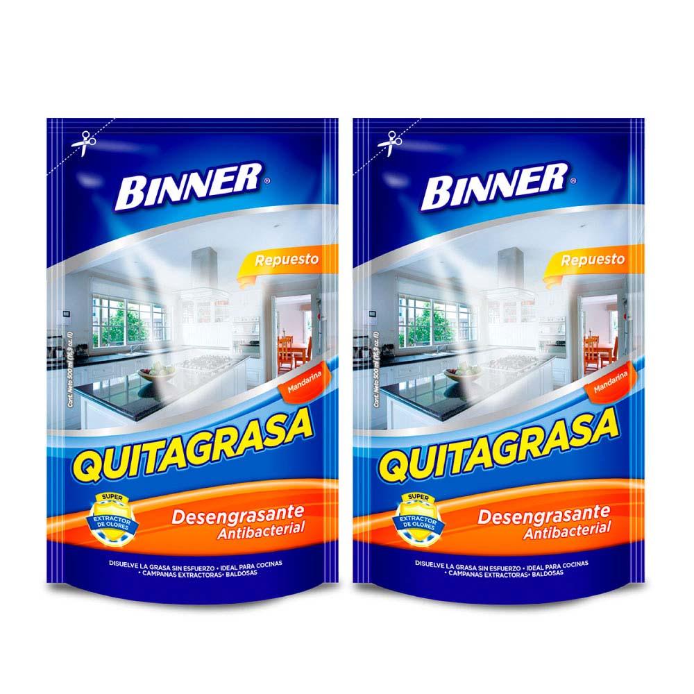 Quitagrasa Mandarina Doypack 500Ml X 2 Unds Promocion 205651