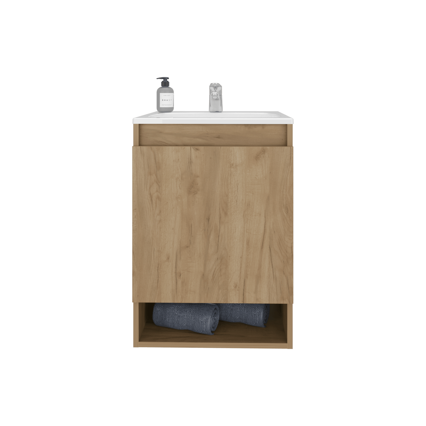 Mueble De Baño Nissi 45 63X44X46 Rta Fresno Europeo Zf